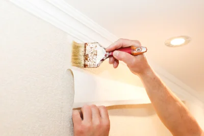 Pose de papier peint à Arboussols — revêtements muraux et toiles de verre